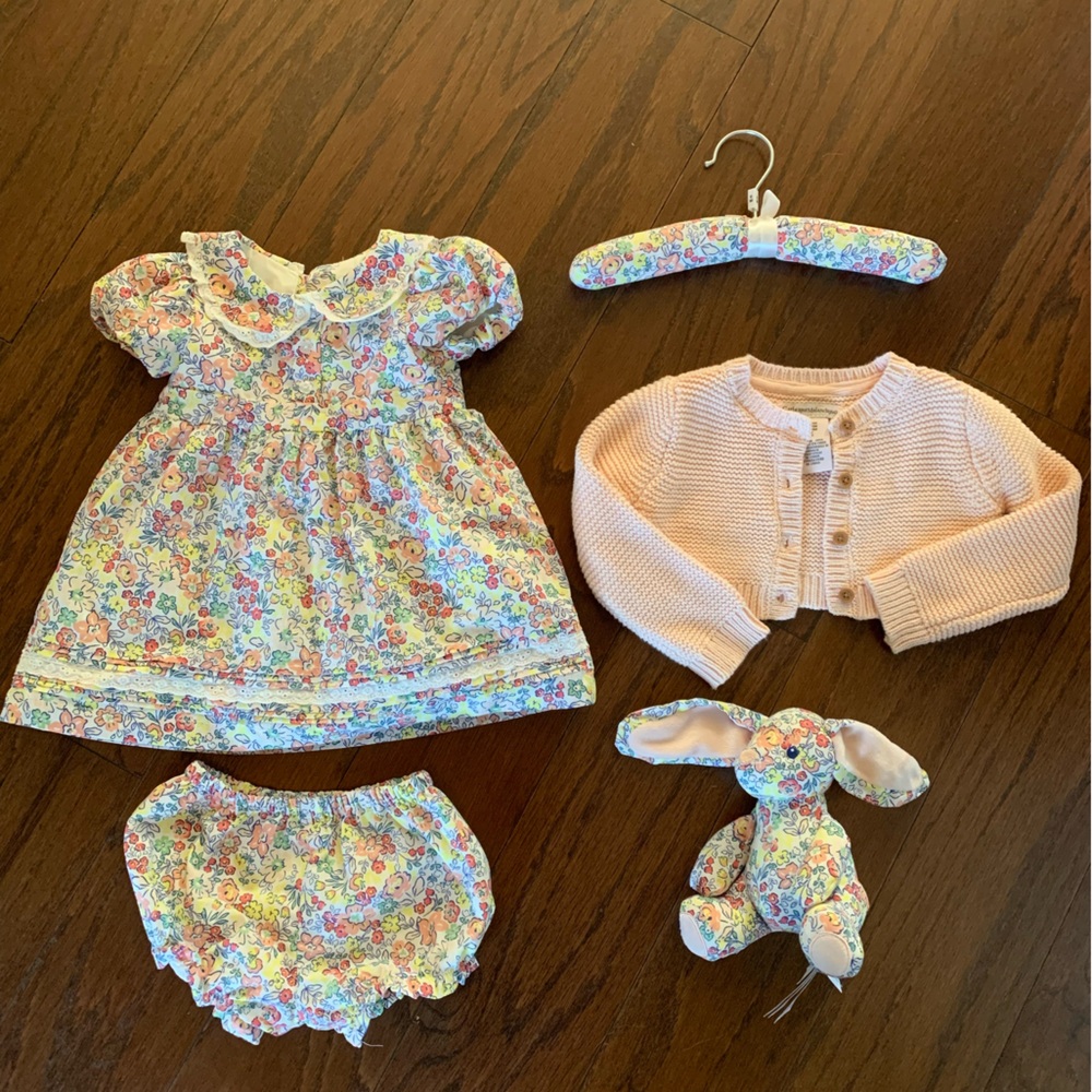 Catherine Malandrino 3-6 Month floral set